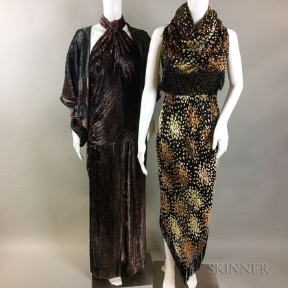 Two Vintage Fiandaca Dresses