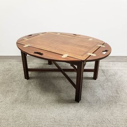 Georgian-style Mahogany Butler's Tray Table. Estimate $100-150