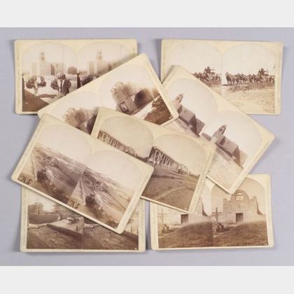 Set of Thirty-three Centennial Photographic Co. International Exhibition Stereoview Cards of Mostly New Mexico in the American West
