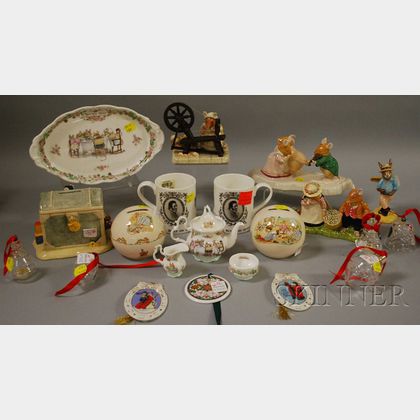 Twenty Assorted Royal Doulton Ceramic and Miscellaneous Collectible Ceramic Figures and Items