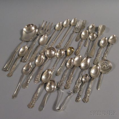 Group of Miscellaneous American Sterling Silver and Silver-handled Flatware