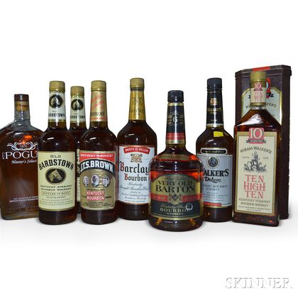 Mixed Bourbon, 6 750ml bottles2 liter bottles 