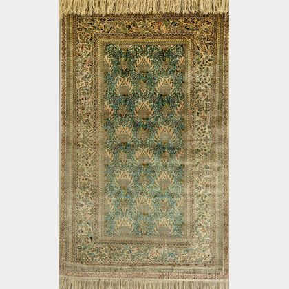 Silk Rug with Persian Design