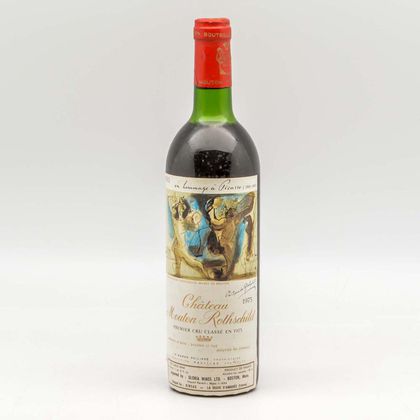 Chateau Mouton Rothschild 1973, 1 bottle 
