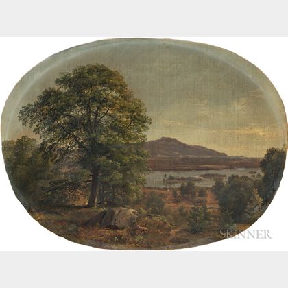 Samuel Lancaster Gerry (American, 1813-1891) White Mountain Landscape