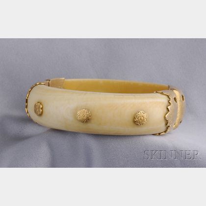 18kt Gold and Ivory Bracelet, Buccellati