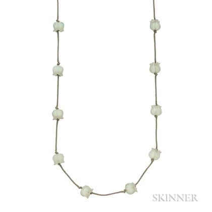 Glass Bead Necklace, Lalique