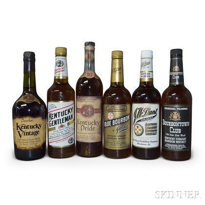 Mixed Bourbon, 6 750ml bottles 