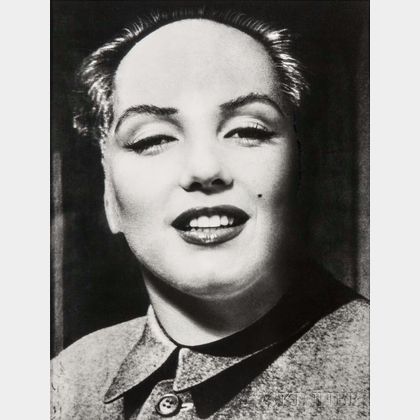 Philippe Halsman (American, 1906-1979) Marilyn-Mao