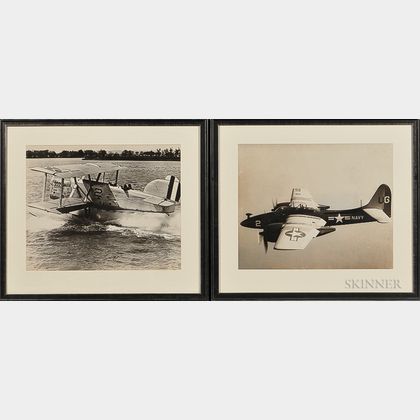 Six Large-format Photographs of U.S. Navy Aircraft