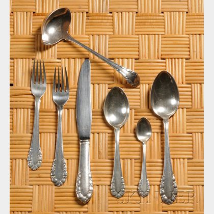 Georg Jensen Silver Flatware and Serving Pieces
