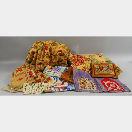 Collection of Needlepoint, Needlework, and Embroidery