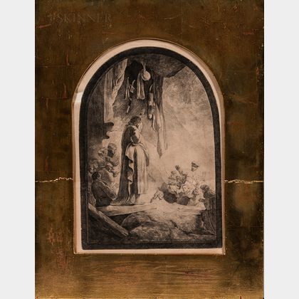 Rembrandt Harmensz van Rijn (Dutch, 1606-1669) The Raising of Lazarus: The Larger Plate