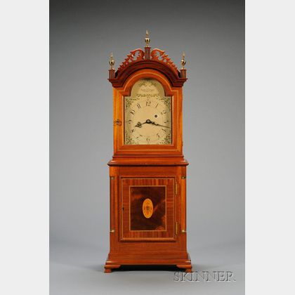 Mahogany 'David Wood' Shelf Clock by Foster Campos