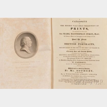 Book Auction Catalogs, Mark Masterman Sykes (1771-1823):