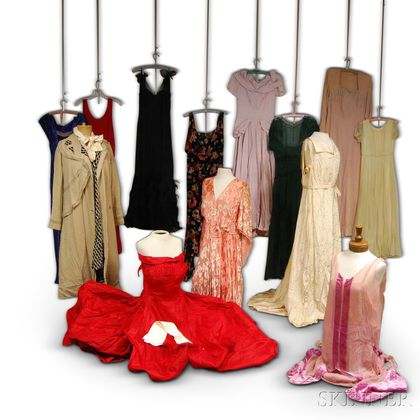 Thirteen Vintage Lady's Dresses