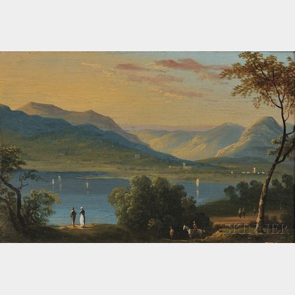Attributed to William Guy Wall (American/Irish, 1792-1864) On The Hudson River