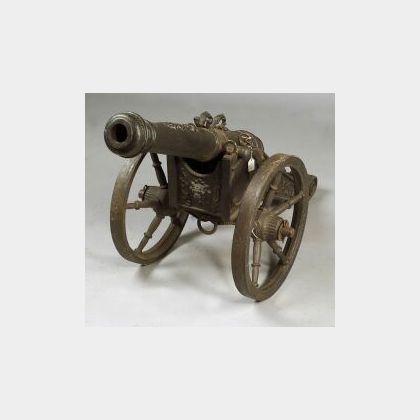 Cast Iron Louis XVI-style Signal Cannon