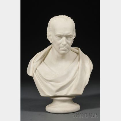 Wedgwood Carrara Bust of James Watt