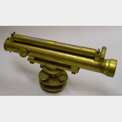Lacquered-Brass Dumpy Level