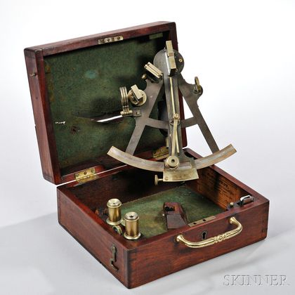 Hill & Price 8-inch Anodized Brass Sextant