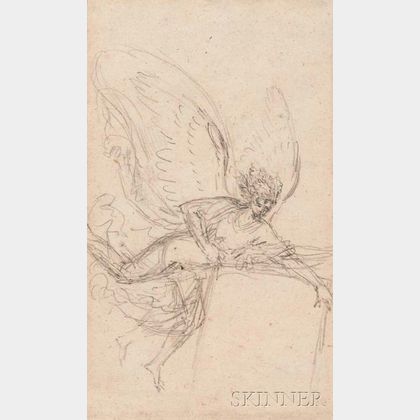 Attributed to Benjamin West (American, 1738-1820) Angel