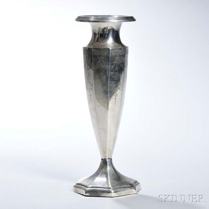 Victor Seidman Manufacturing Co. Sterling Silver Vase