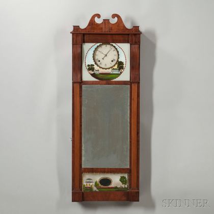 Joseph Ives Patent Looking Glass Clock