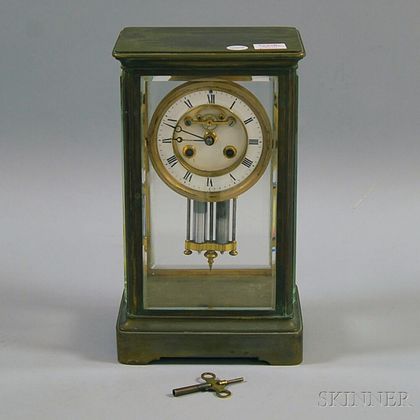 Crystal Regulator Mantel Clock