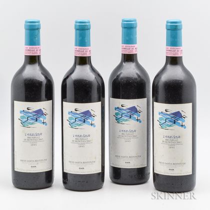 Gaja (Pieve Santa Restituta) Brunello di Montalcino Rennina 1995, 4 bottles 