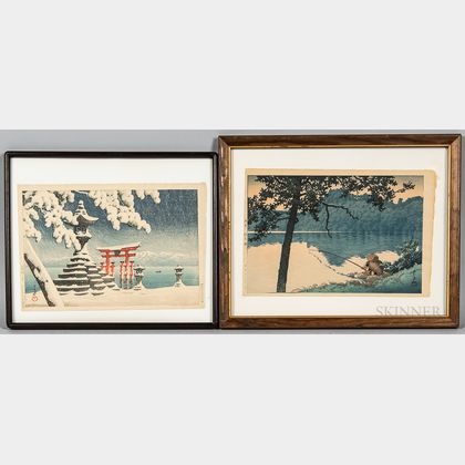 Two Kawase Hasui (1883-1957) Woodblock Prints