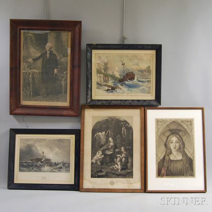 Five Framed Engravings