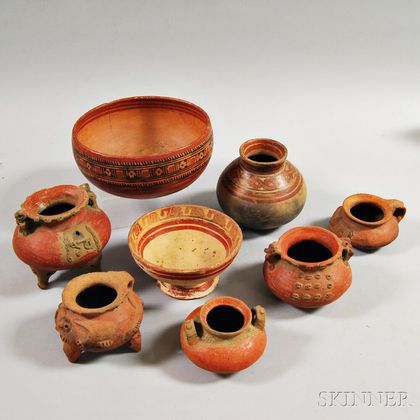 Eight Pre-Columbian Vessels from Costa Rica