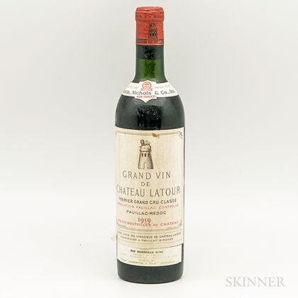 Chateau Latour 1959, 1 bottle 