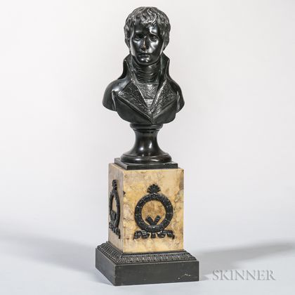 Bronze and Marble Bust of Napoleon