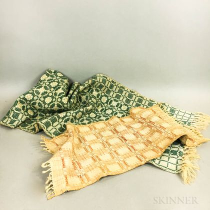 Two Marblehead School Woven Table Runners