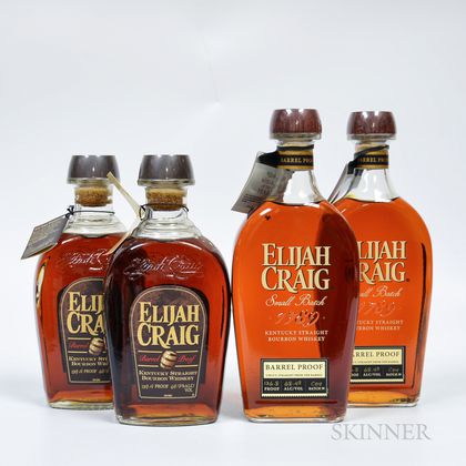 Elijah Craig Barrel Proof 12 Years Old, 4 750ml bottles 