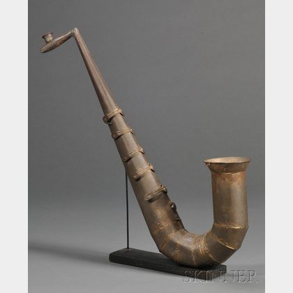 Folk Art Tin Saxophone