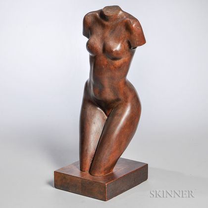 American School, 20th Century Female Nude Sculpture 