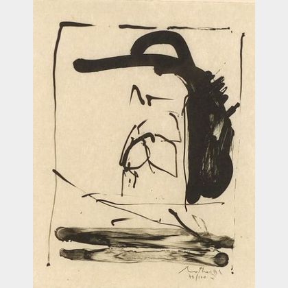 Robert Motherwell (American, 1915-1991) The Robinson Jeffers Print
