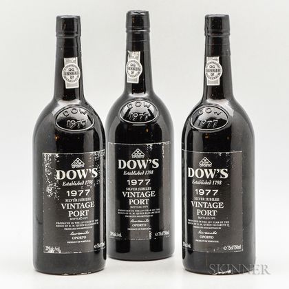 Dows Port 1977, 3 bottles 