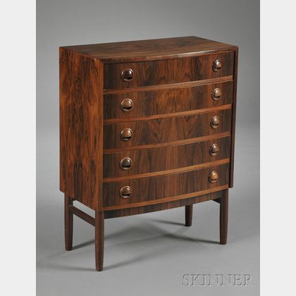 Five-drawer Rosewood Chest