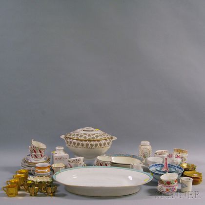 Large Group of Assorted Ceramic and Glass Tableware