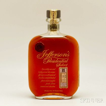 Jefferson's Presidential Select 21 Years Old