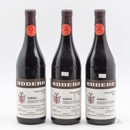 Oderro Barolo Vigna Rionda 1995, 3 bottles 