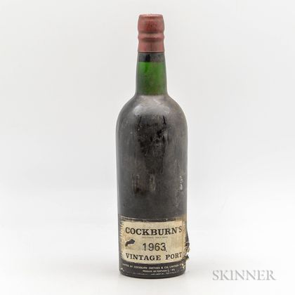 Cockburn Vintage Port 1963, 1 bottle 