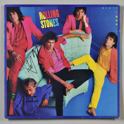 Rolling Stones, Signed Album Cover.