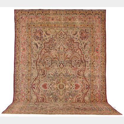 Antique Kerman Carpet