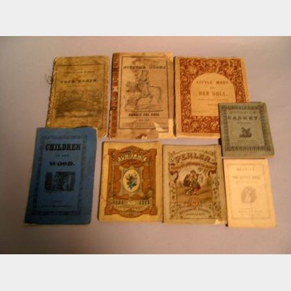 Eight 19th Century Soft Cover Children's Books