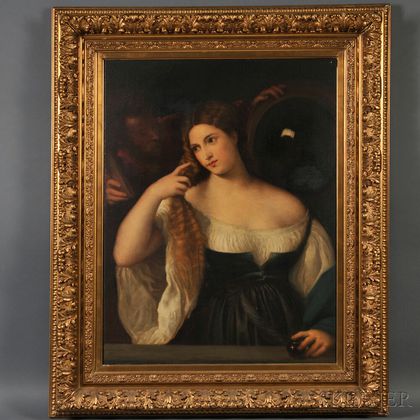 After Tiziano Vecellio (Italian, c. 1488-1576),called Titian La Femme au miroir